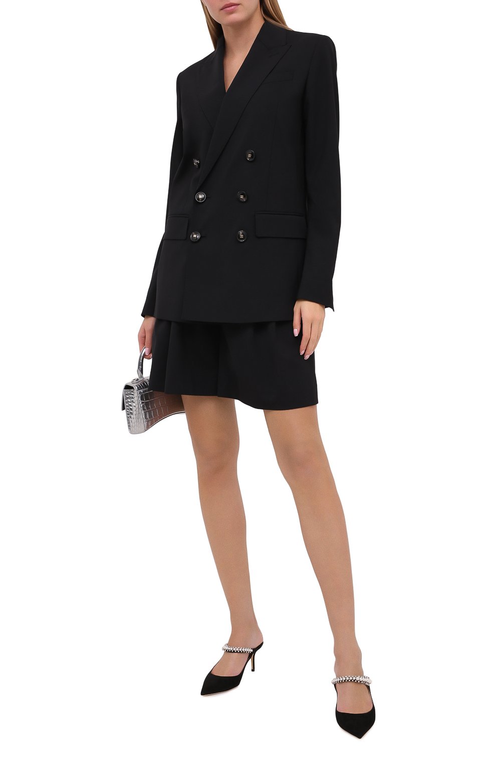 Шерстяной костюм DSQUARED2 черного цвета по цене 129500 руб., арт. S75FT0213/S40320, фото 1 Шерстяной костюм DSQUARED2, арт. S75FT0213/S40320, фото 1