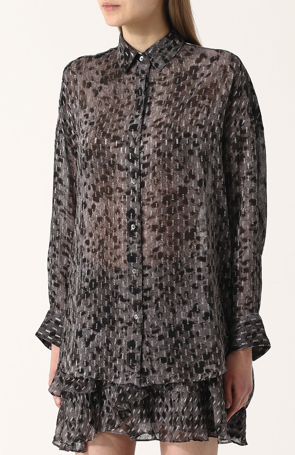Блуза свободного кроя из вискозы IRO, арт. 18SWP18CARN, фото 3