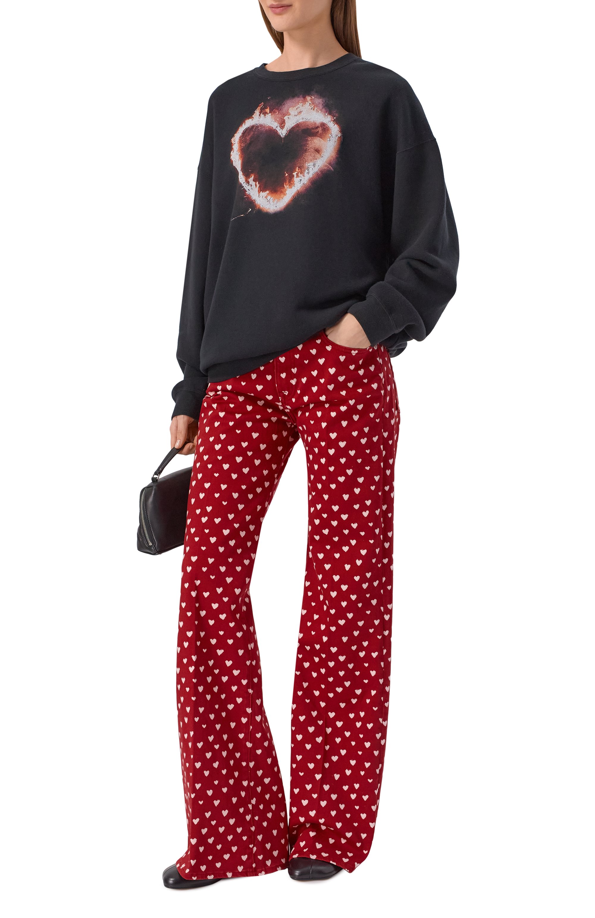 Свитшот из хлопка и лиоцелла  R13, арт. R13WK004-K138A_001, фото 2