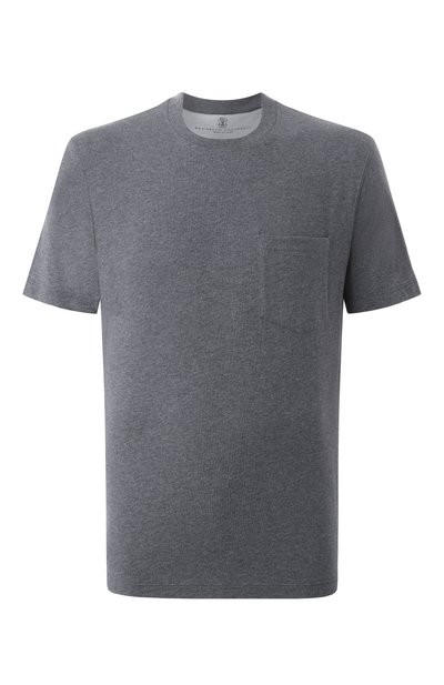 Мужская хлопковая футболка BRUNELLO CUCINELLI, арт. M0B131376