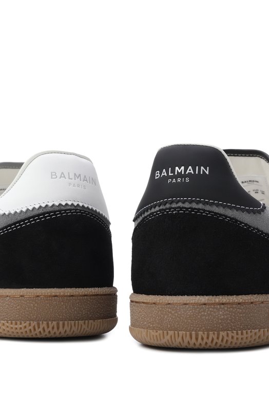 Замшевые кеды Swan Balmain GM1VI360/LGV0 Серый  GM1VI360/LGV0 Фото 7
