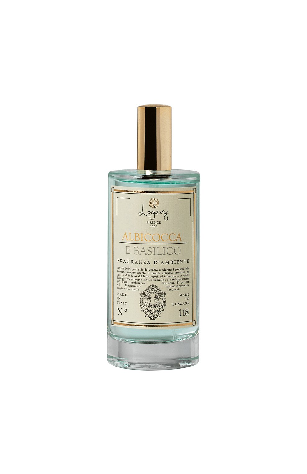 Экоспрей для дома albicocca e basilico / "абрикос & базилик" (100ml) LOGEVY FIRENZE 1965 бесцветного цвета по цене 8000 руб., арт. 8050519371186, фото 1 Экоспрей для дома albicocca e basilico / "абрикос & базилик" (100ml) LOGEVY FIRENZE 1965, арт. 8050519371186, фото 1