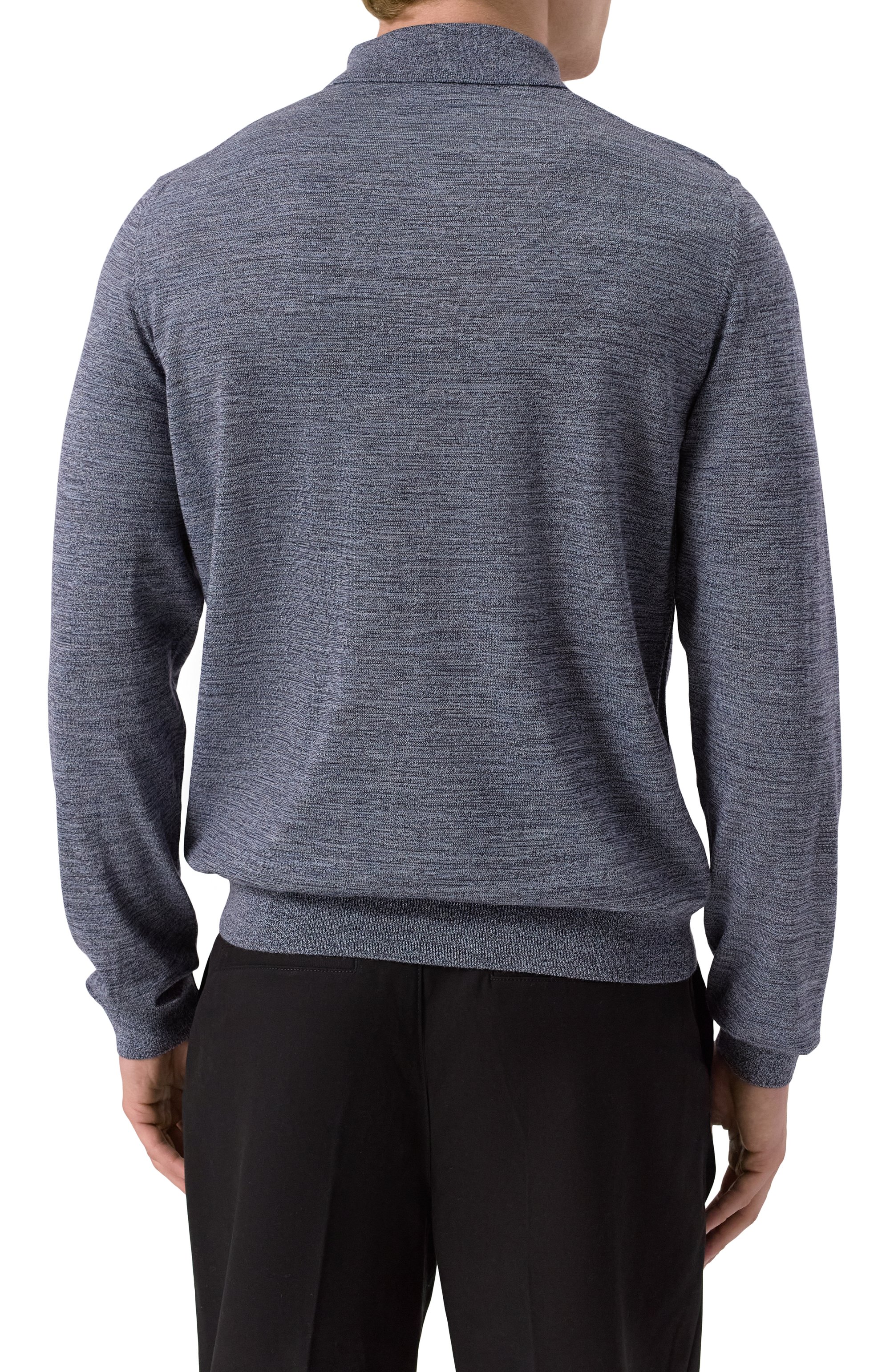 Шерстяное поло BOSS, арт. 50476355, фото 4