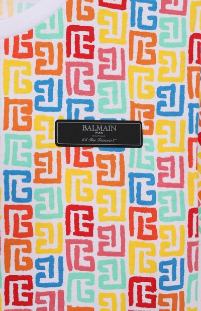Хлопковая футболка BALMAIN, арт. BW8Q81, фото 3