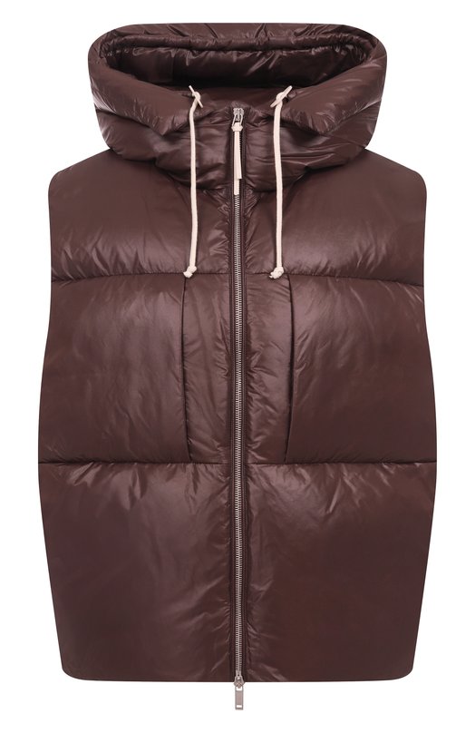 Пуховый жилет Jil Sander J40AF0175/J70007 Коричневый J40AF0175/J70007