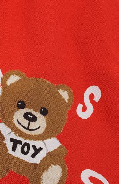 Плавки-шорты MOSCHINO красного цвета по цене 11350 руб., арт. HUL01C/LKA02/10-14, фото 3 Плавки-шорты MOSCHINO, арт. HUL01C/LKA02/10-14, фото 3