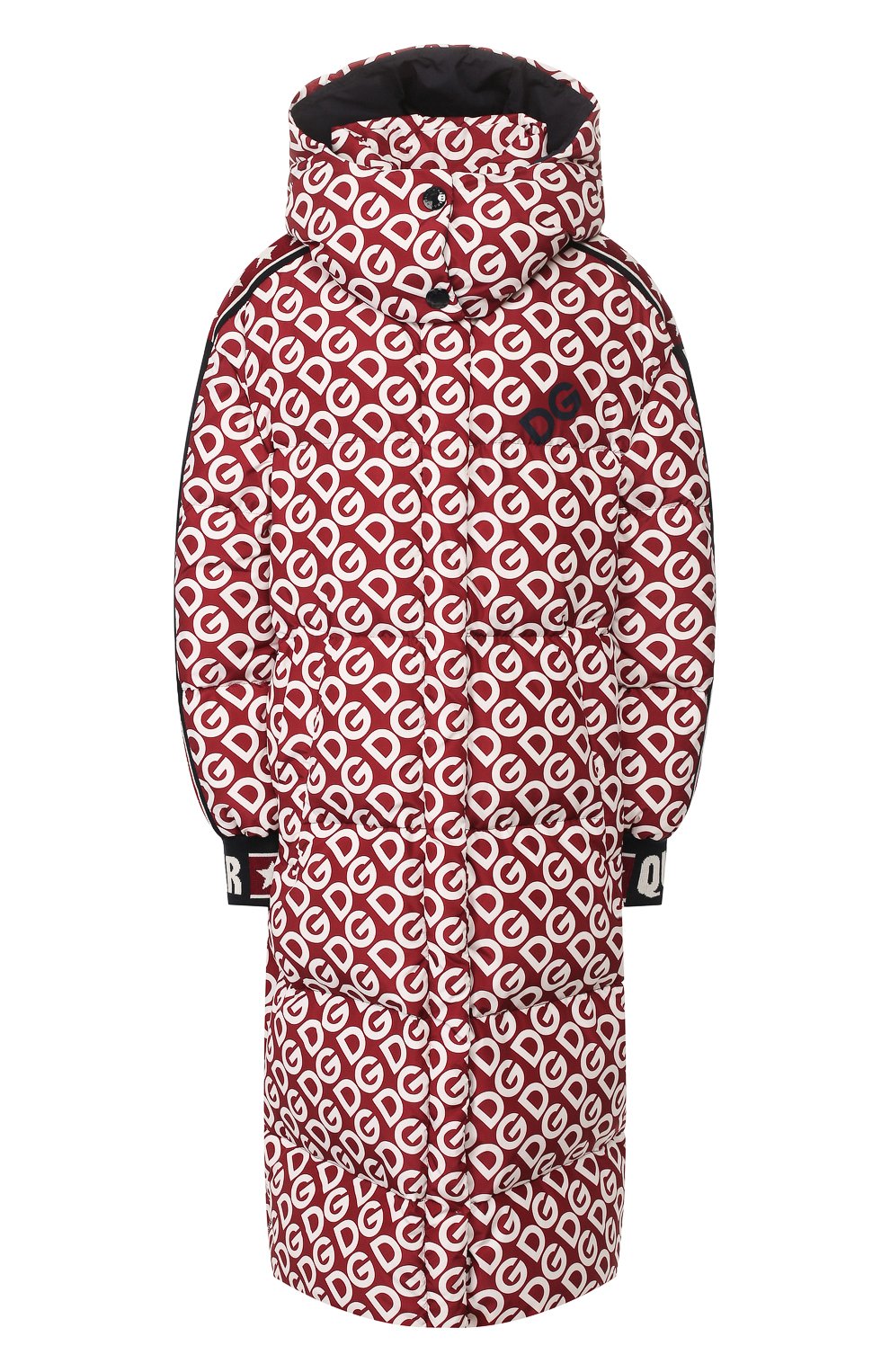 Пуховик DOLCE & GABBANA бордового цвета по цене 354000 руб., арт. F9G19T/HSMG1, фото 1 Пуховик DOLCE & GABBANA, арт. F9G19T/HSMG1, фото 1