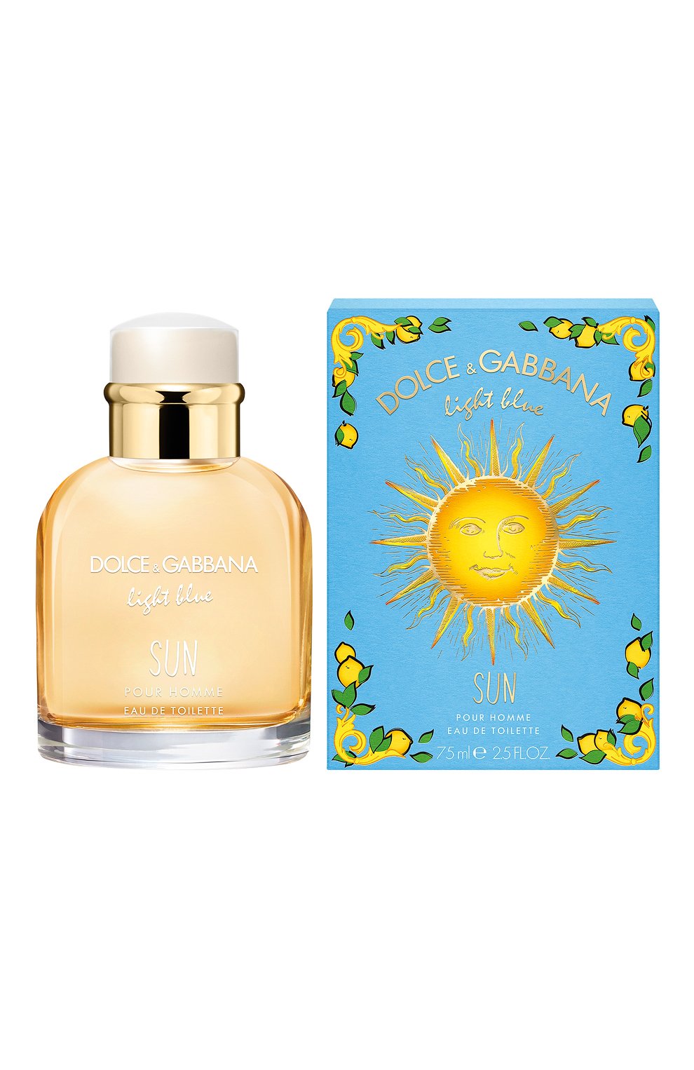 Туалетная вода light blue sun pour homme (75ml) DOLCE & GABBANA, арт. 8516950DG, фото 2