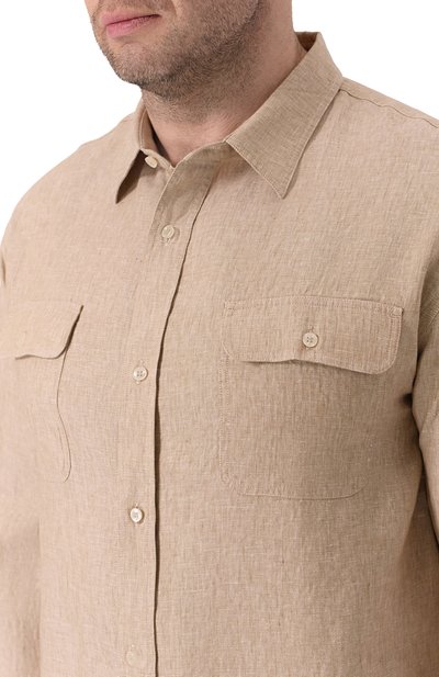 Льняная рубашка PAUL&SHARK, арт. 25413252_002, фото 5