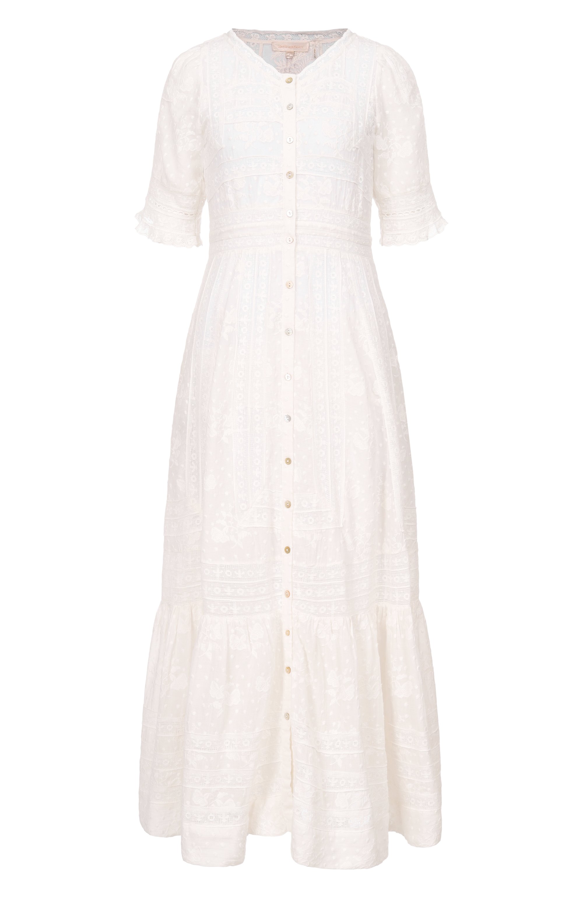 Хлопковое платье LOVE SHACK FANCY, арт. LD718-548, фото 1