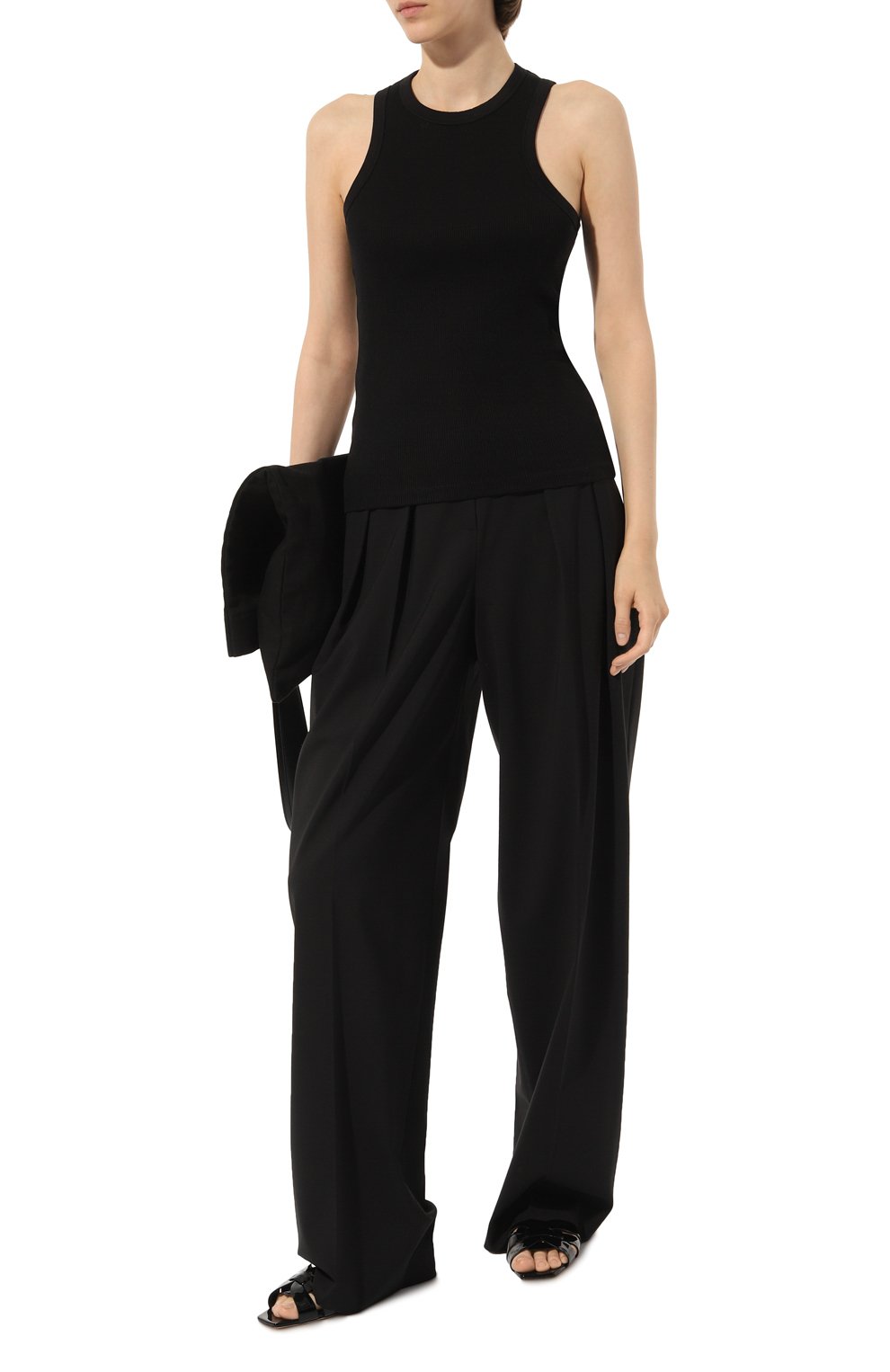 Кожаные шлепанцы tribute SAINT LAURENT, арт. 571952, фото 2