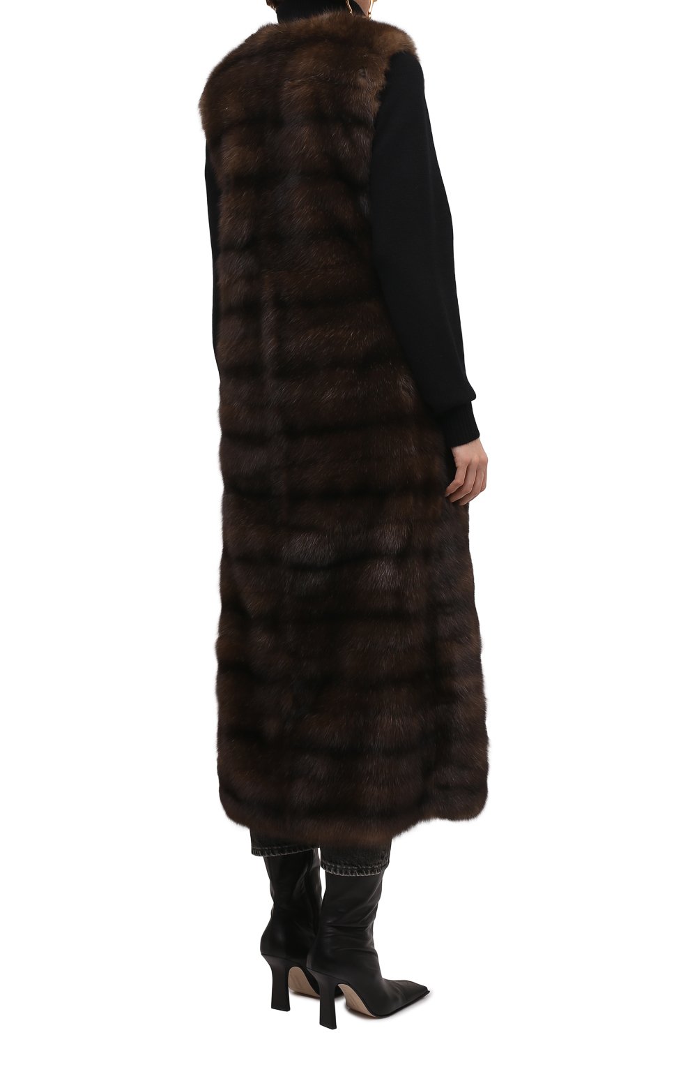 Жилет из меха соболя VALENTINO, арт. NF3FC0703AF, фото 4