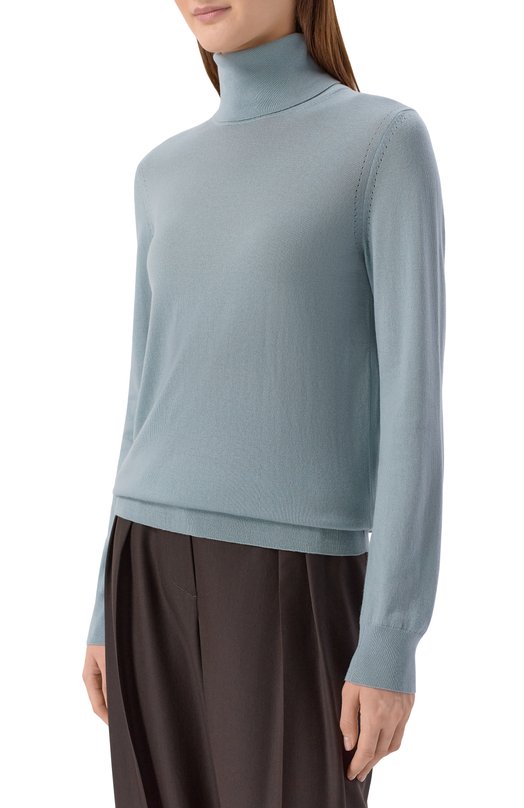 Кашемировая водолазка Loro Piana FAC4672 Голубой  FAC4672 Фото 3