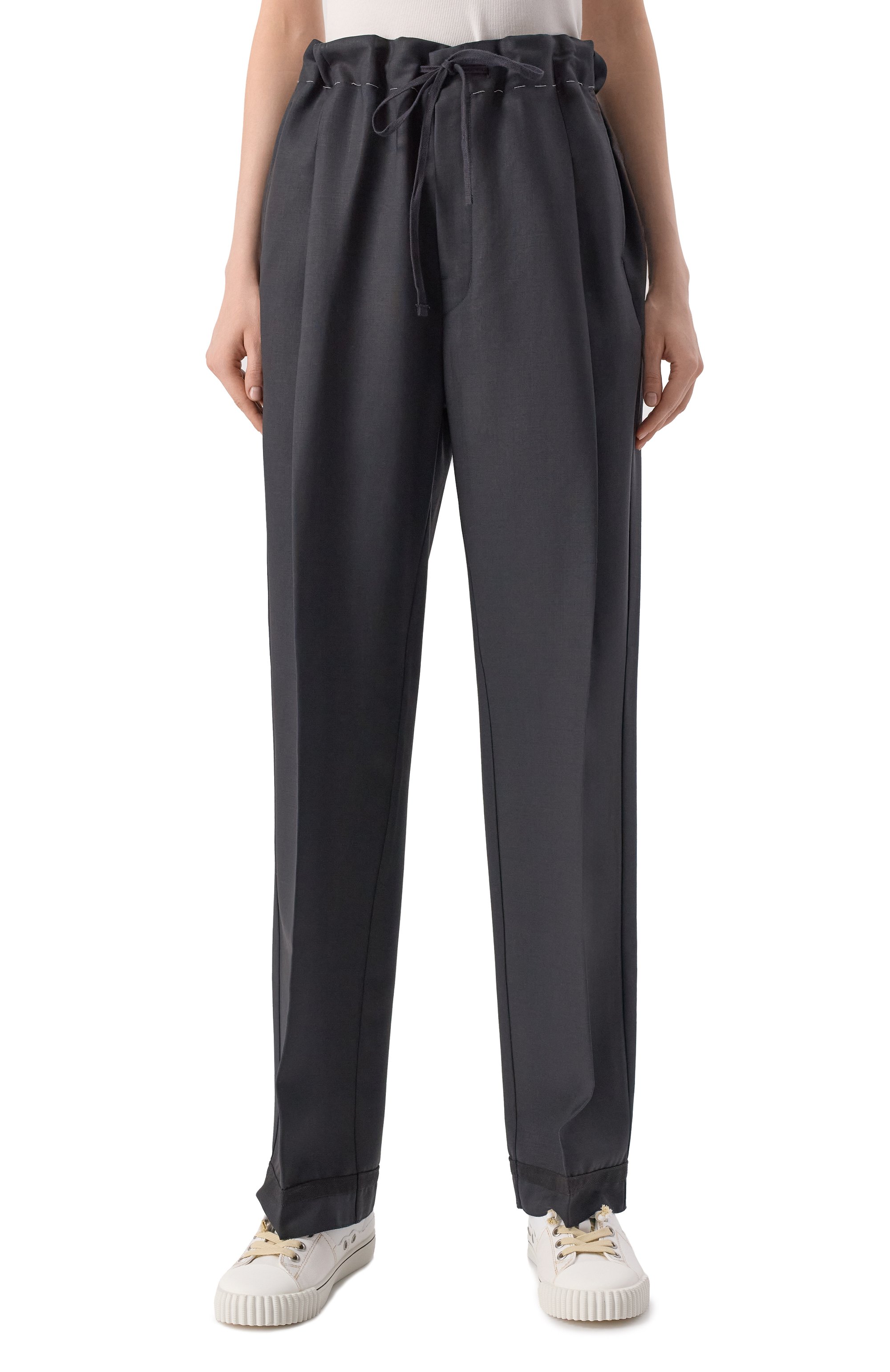 Шерстяные брюки MAISON MARGIELA, арт. S51KA0572/M35301, фото 3