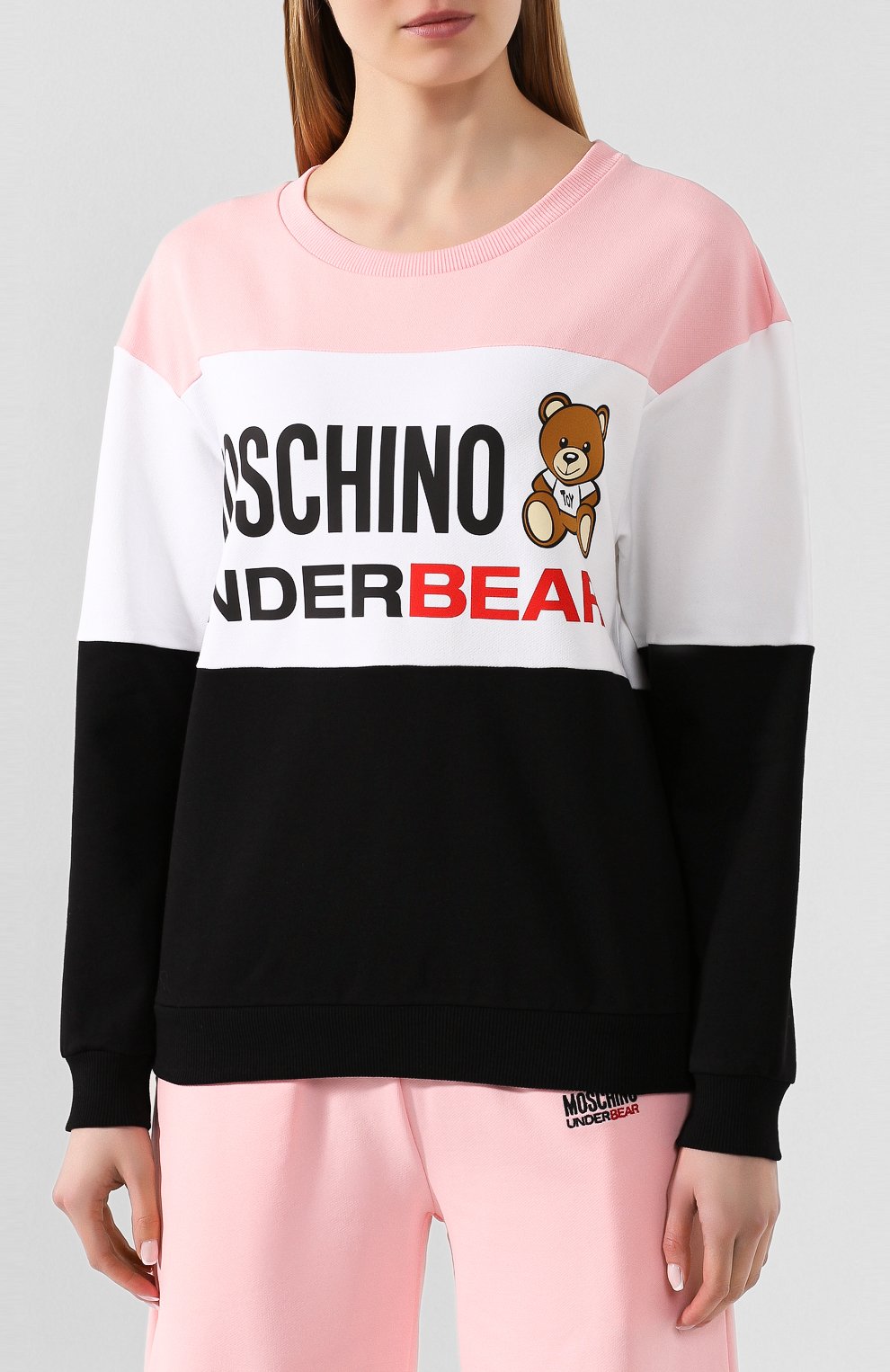 Хлопковый свитшот MOSCHINO, арт. A1729/9012, фото 3