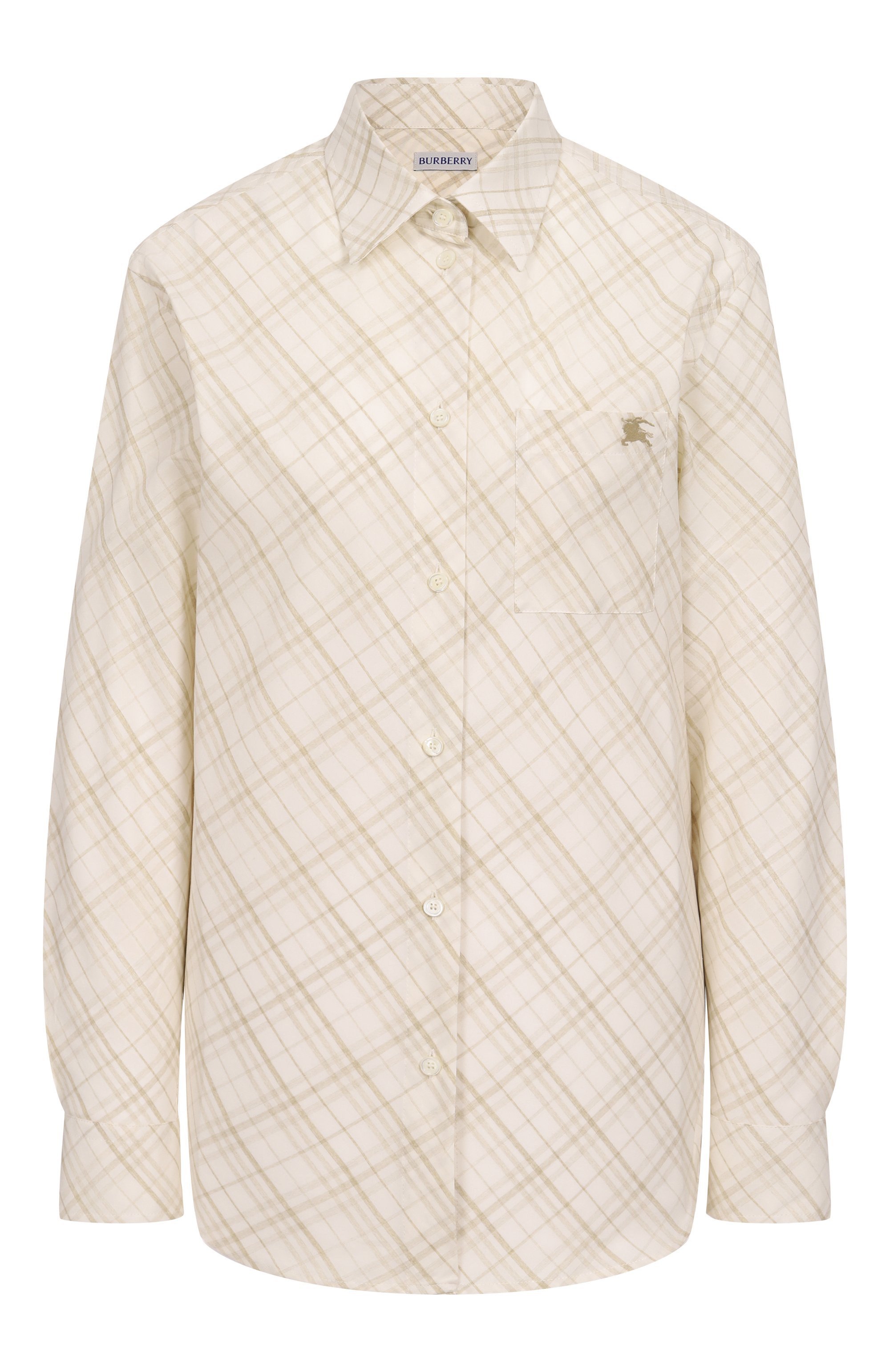 Хлопковая рубашка BURBERRY, арт. 8110914, фото 1