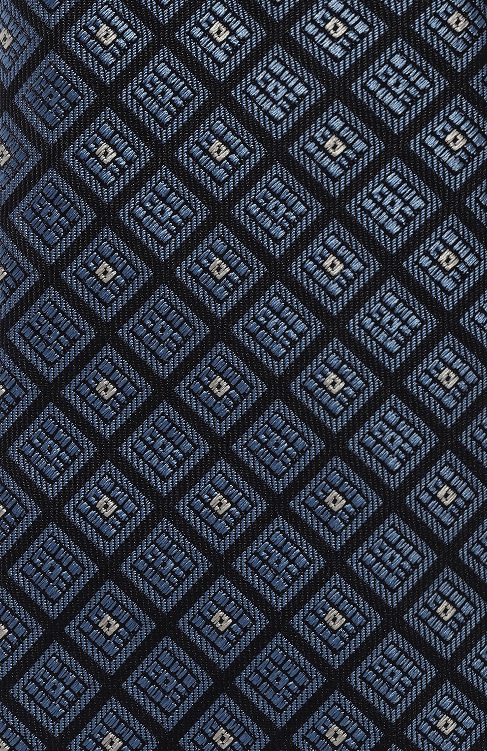 Шелковый галстук CANALI синего цвета по цене 17550 руб., арт. 18/HJ03964, фото 4 Шелковый галстук CANALI, арт. 18/HJ03964, фото 4