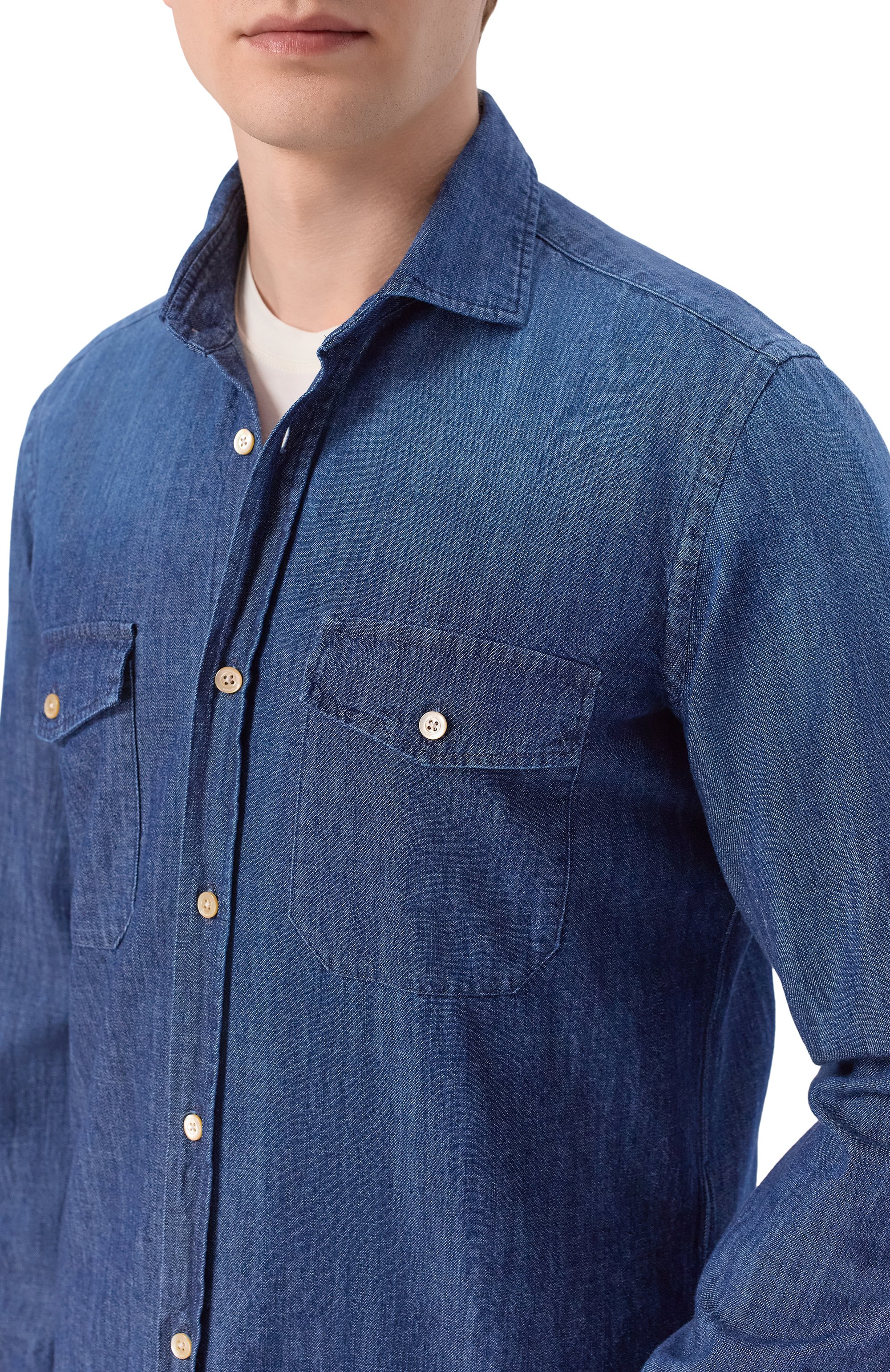 Джинсовая рубашка BOGLIOLI, арт. 589L/SB6855, фото 5