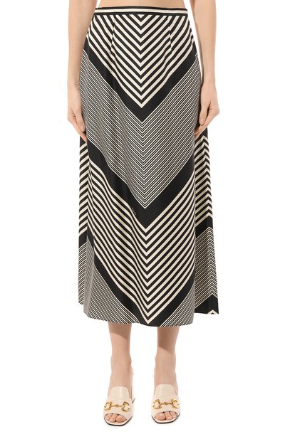 Шелковая юбка GUCCI, арт. 677552 ZAIF3, фото 3