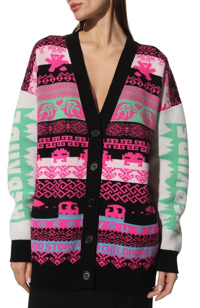 Кардиган из шерсти и кашемира NERVURE, арт. 8021, фото 3