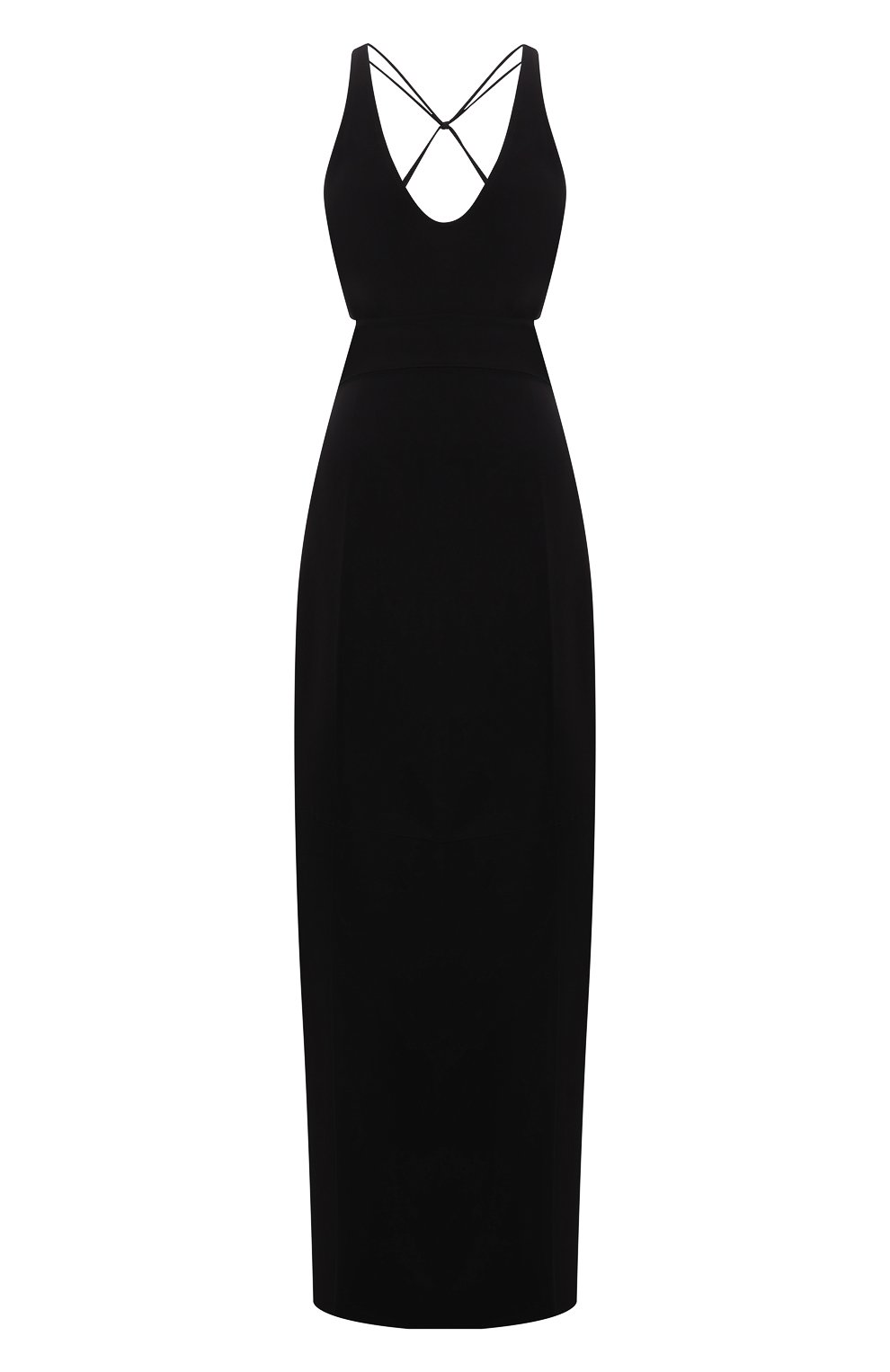Платье из вискозы VICTORIA BECKHAM черного цвета по цене 205000 руб., арт. 1521WDR002874A, фото 1 Платье из вискозы VICTORIA BECKHAM, арт. 1521WDR002874A, фото 1