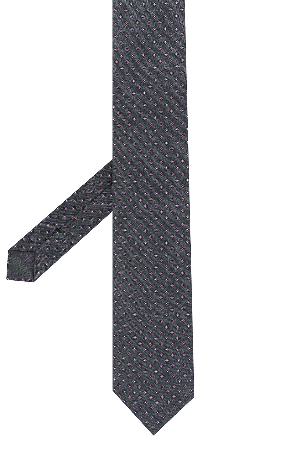 Шелковый галстук с узором BRIONI серого цвета по цене 26600 руб., арт. 063I00/P7489, фото 2 Шелковый галстук с узором BRIONI, арт. 063I00/P7489, фото 2
