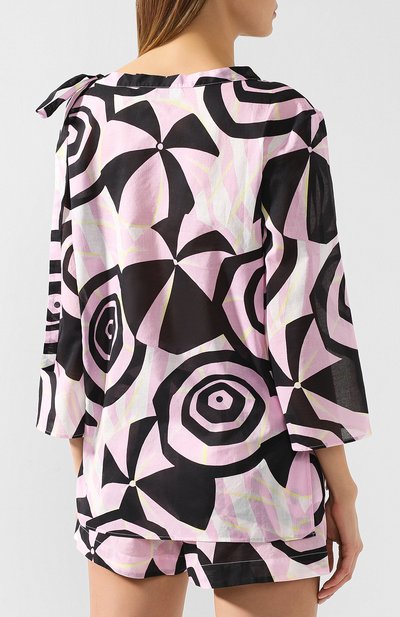 Хлопковый топ MARNI светло-розового цвета по цене 24250 руб., арт. CAMA0082A0/TCX51, фото 4 Хлопковый топ MARNI, арт. CAMA0082A0/TCX51, фото 4