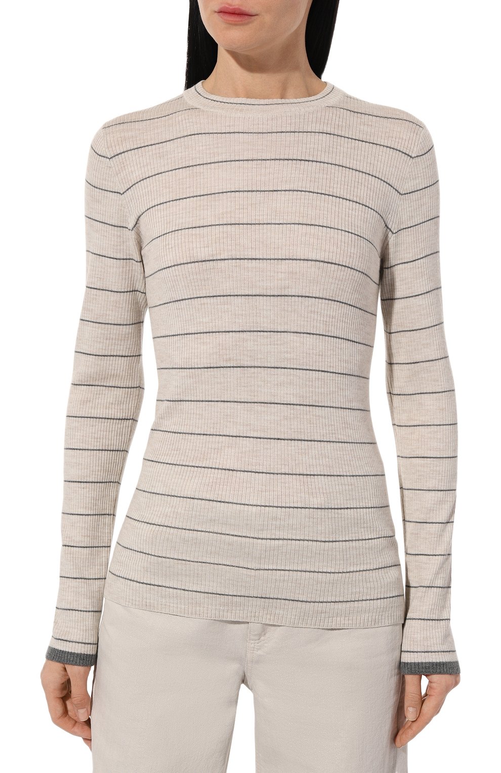 Пуловер из шерсти и кашемира BRUNELLO CUCINELLI, арт. M14818000, фото 3