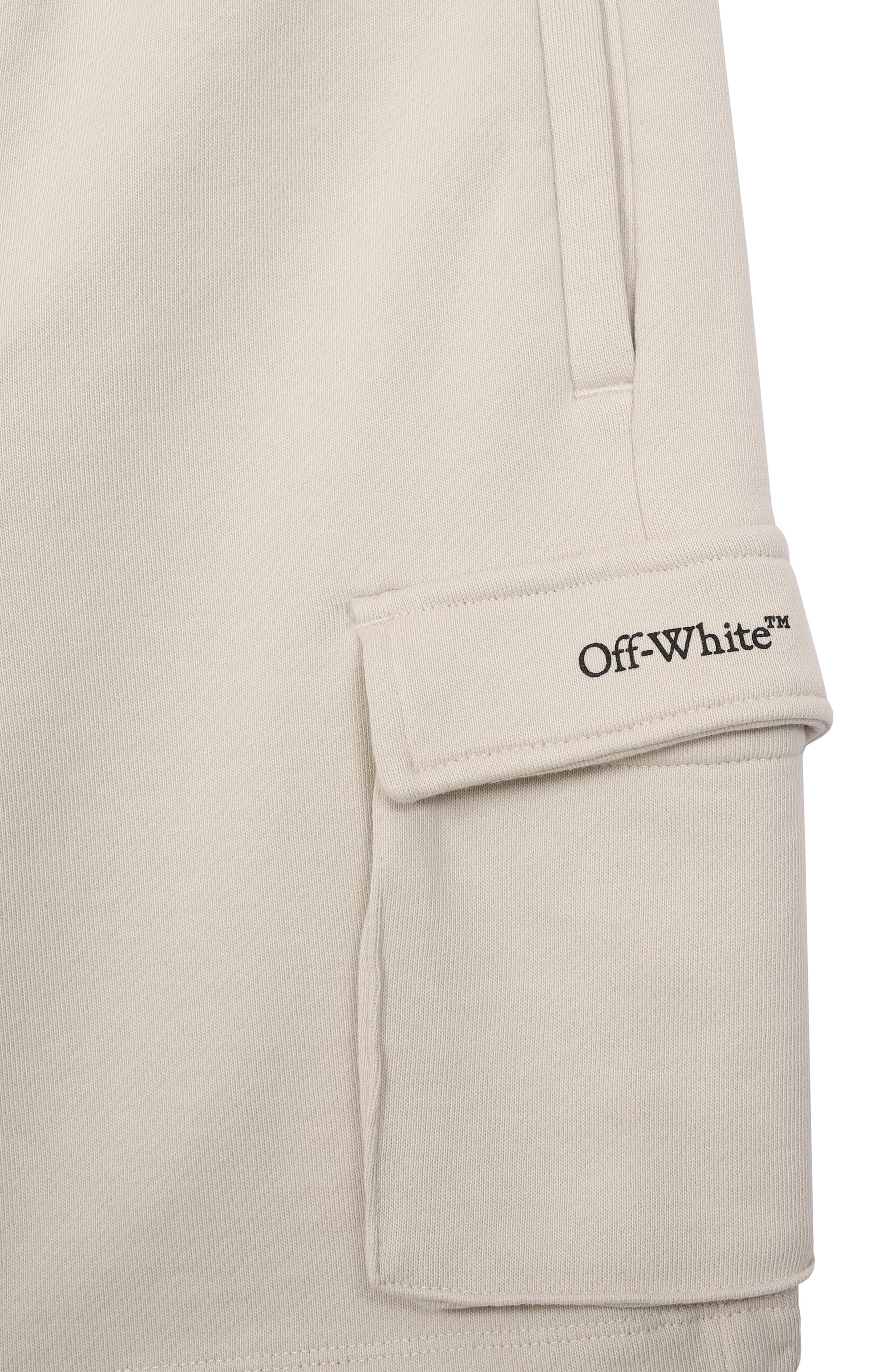 Хлопковые шорты-карго OFF-WHITE, арт. 0BCI005S25FLE001/4-12, фото 3