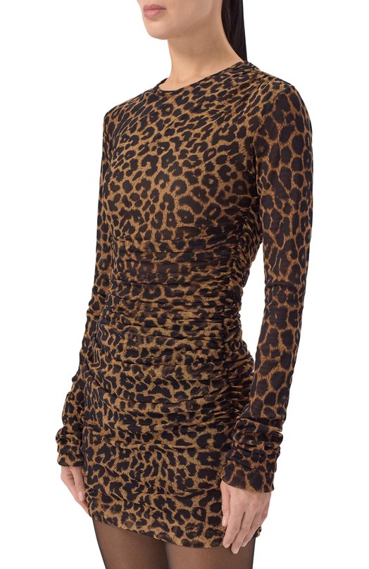 Платье Saint Laurent 781869/Y7I34 Леопардовый  781869/Y7I34 Фото 3