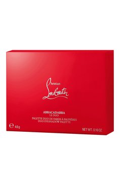 Двойные тени для век abracadabra le duo, оттенок rouge prive CHRISTIAN LOUBOUTIN  цвета, арт. 8435415063791 | Фото 4 (Тип продукта_макияж: Палетки; Региональные ограничения белый список (Axapta Mercury): Не проставлено; Финишное покрытие: Матовый, Сатиновый; Нос: Не проставлено)