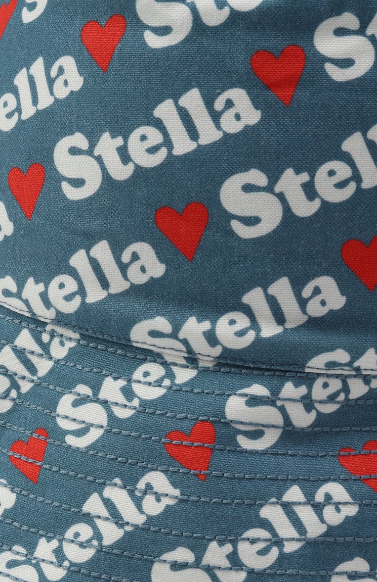 Детская хлопковая панама STELLA MCCARTNEY разноцветного цвета, арт. TW0B27 | Фото 3 (Нос: Не проставлено; Материал: Хлопок, Текстиль)