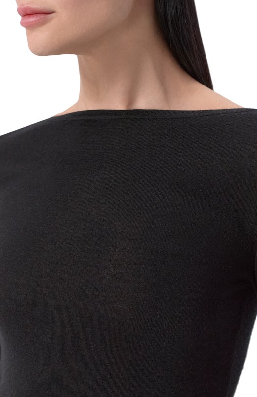 Пуловер из кашемира и шелка MVST M26.CSW.K409/JAIPUR Чёрный  M26.CSW.K409/JAIPUR Фото 5