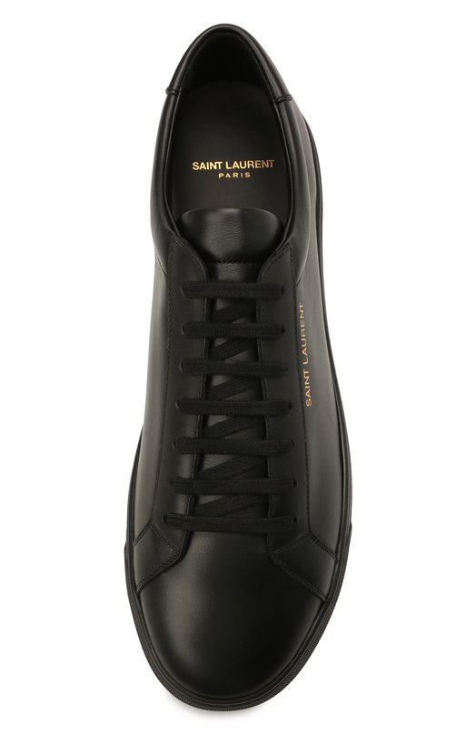Кожаные кеды Andy Saint Laurent 606833/0ZS00 Чёрный  606833/0ZS00 Фото 5