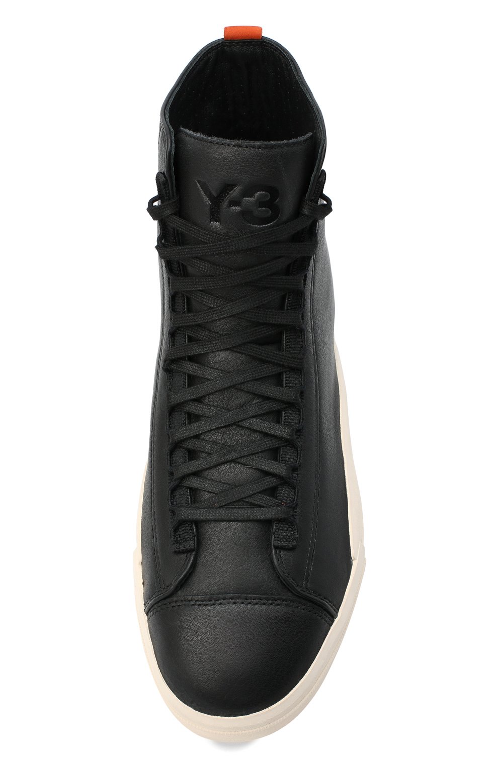 Кожаные кеды yuben mid Y-3, арт. FX0568/M, фото 5