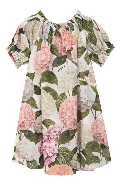 Хлопковое платье DOLCE & GABBANA, арт. L54DR0/HS5T6_001
