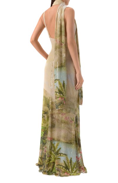 Платье с отделкой пайетками ELIE SAAB, арт. D0632PS25_SET, фото 3