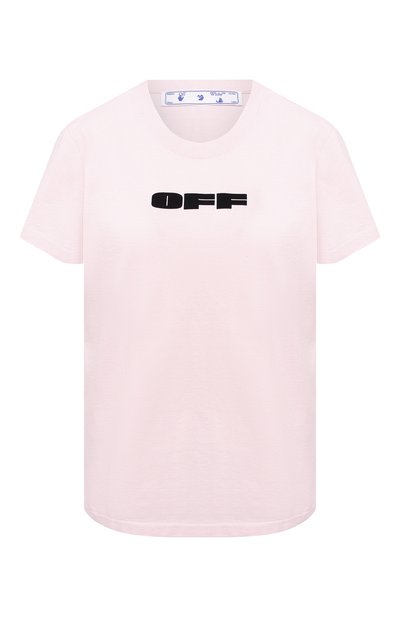 Женская хлопковая футболка OFF-WHITE, арт. 0WAA049R21JER007