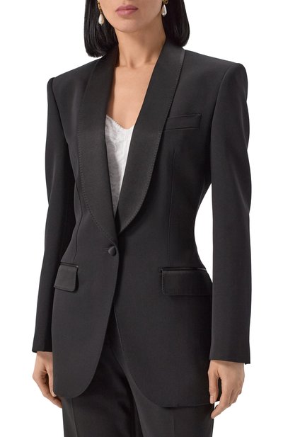 Жакет из шерсти и шелка DOLCE & GABBANA, арт. F2964T/FU21E, фото 3