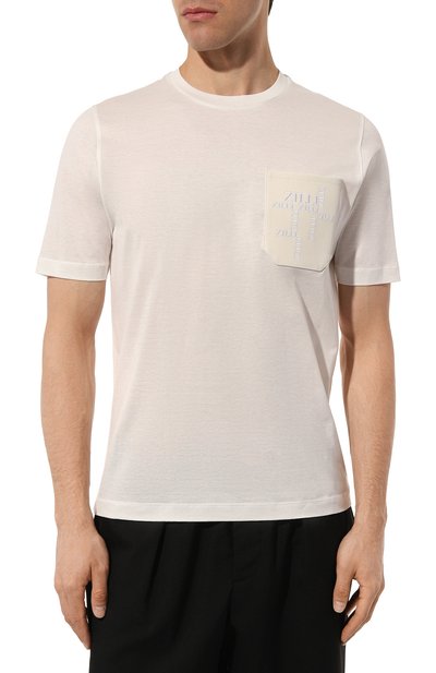 Хлопковая футболка ZILLI, арт. TSR001M0115VCRR00, фото 3