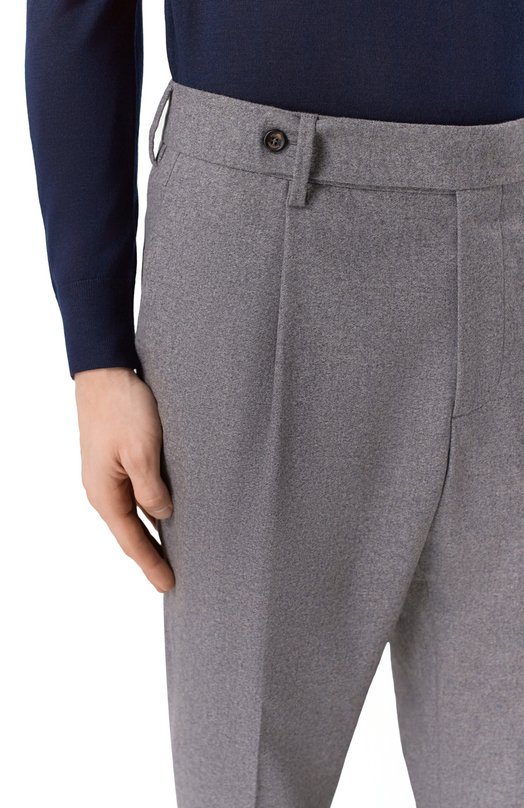 Брюки из шерсти и кашемира Colombo PA00554/61088-10 Серый  PA00554/61088-10 Фото 5
