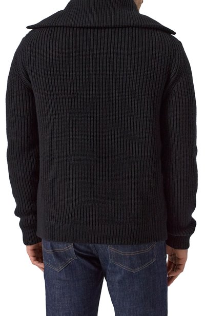 Шерстяной свитер DOLCE & GABBANA черного цвета по цене 158000 руб., арт. GXW42T/JCVWK, фото 4 Шерстяной свитер DOLCE & GABBANA, арт. GXW42T/JCVWK, фото 4