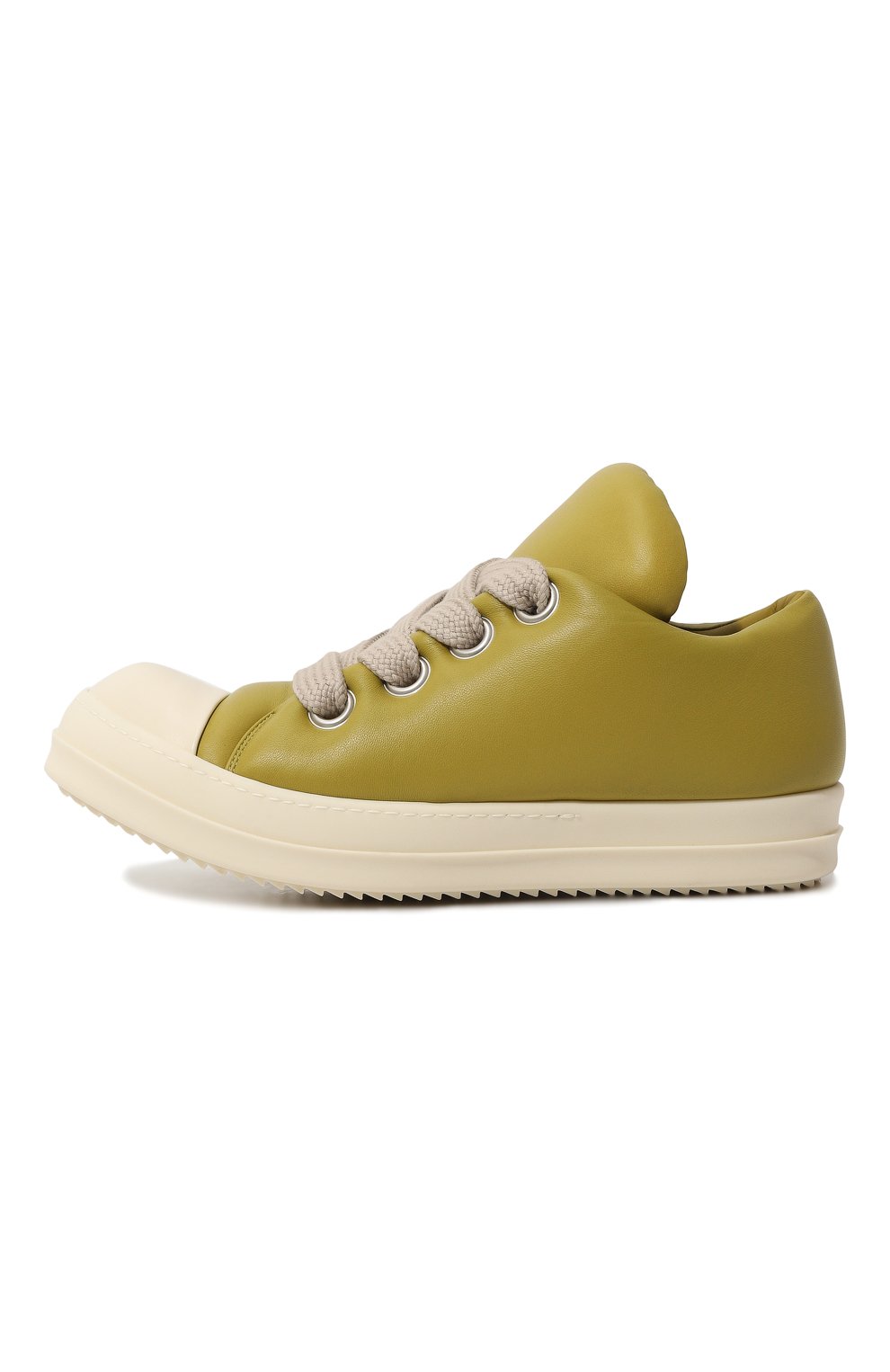Кожаные кеды luxor jumbo padded low RICK OWENS, арт. RU02C7893/LLPW2, фото 4