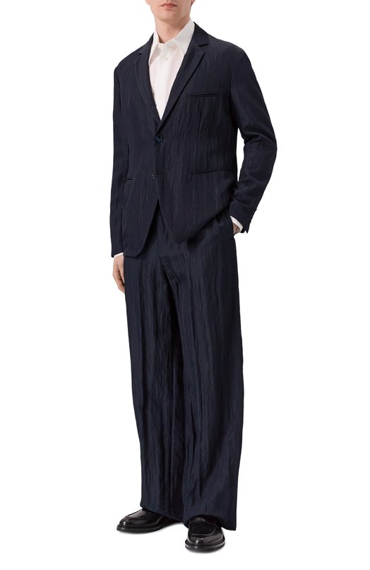 Пиджак из вискозы Giorgio Armani GM003230/TE20289 Синий  GM003230/TE20289 Фото 2