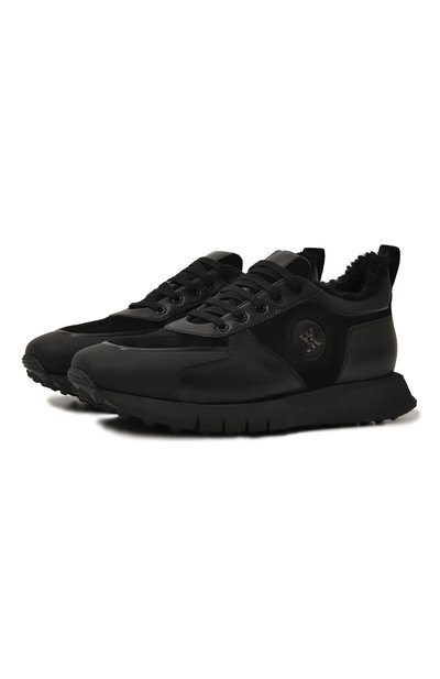 Кожаные кроссовки edge ARTIOLI, арт. 0S547/RUBBERIZ.S.KID/SUEDE/LAMA CALF/BABY CALF/BAB, фото 1