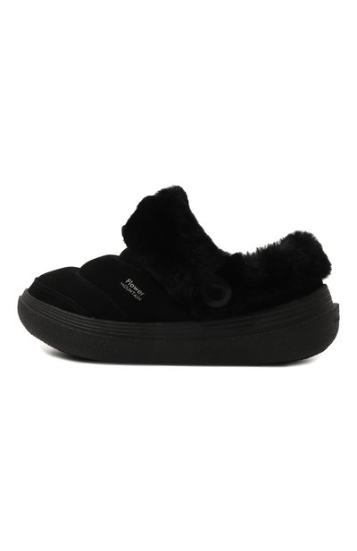 Замшевые сабо fami mid FLOWER MOUNTAIN черного цвета по цене 33450 руб., арт. 001 2018889/01, фото 4 Замшевые сабо fami mid FLOWER MOUNTAIN, арт. 001 2018889/01, фото 4