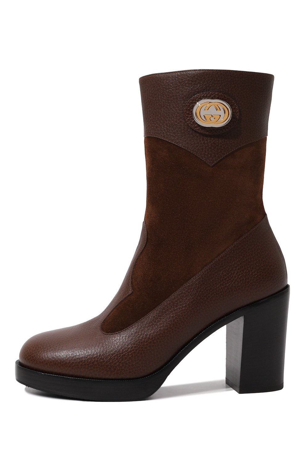 Комбинированные полусапоги GUCCI, арт. 626747 0YX20, фото 4