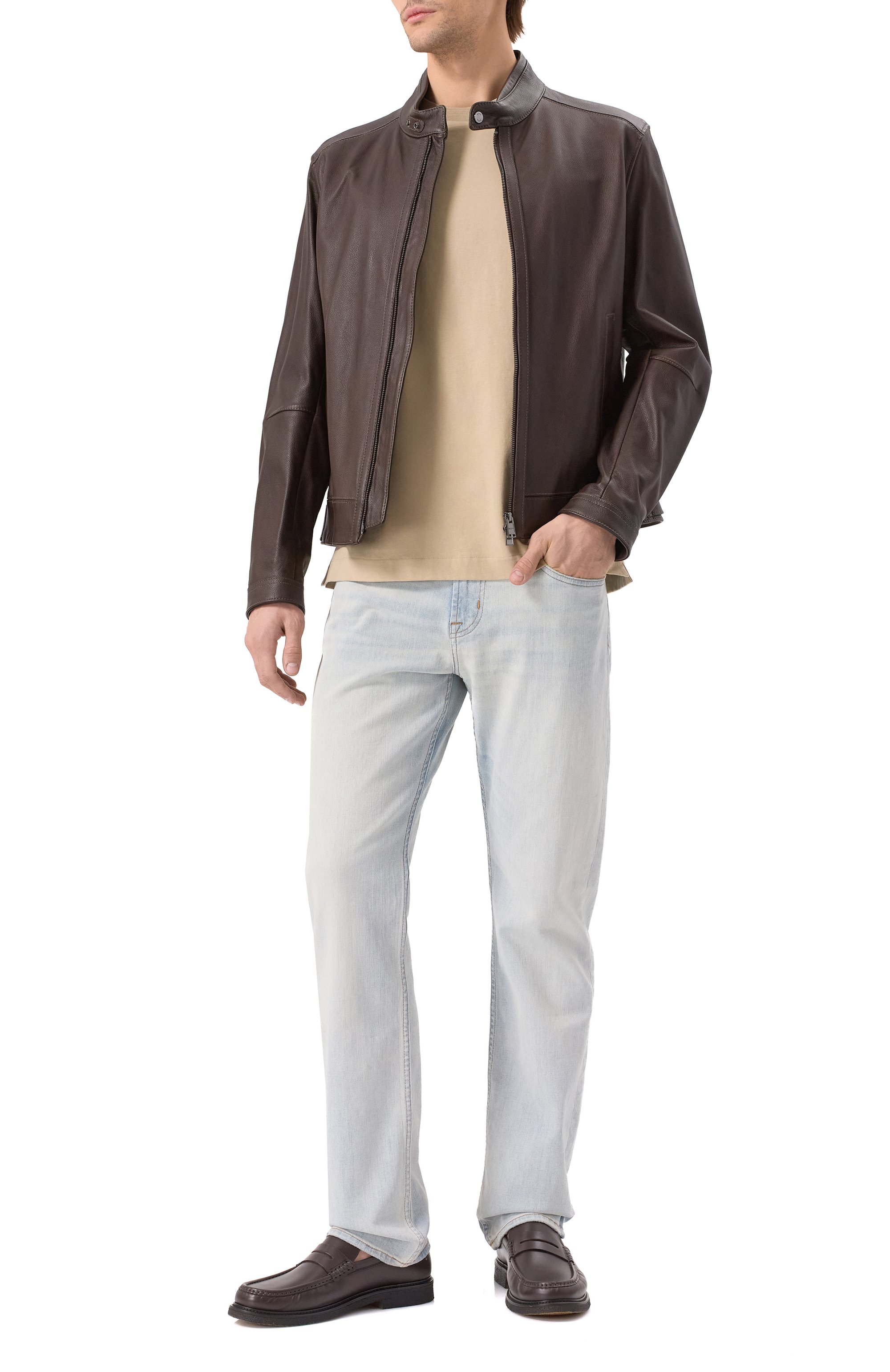 Хлопковая футболка BOSS, арт. 50537352, фото 2