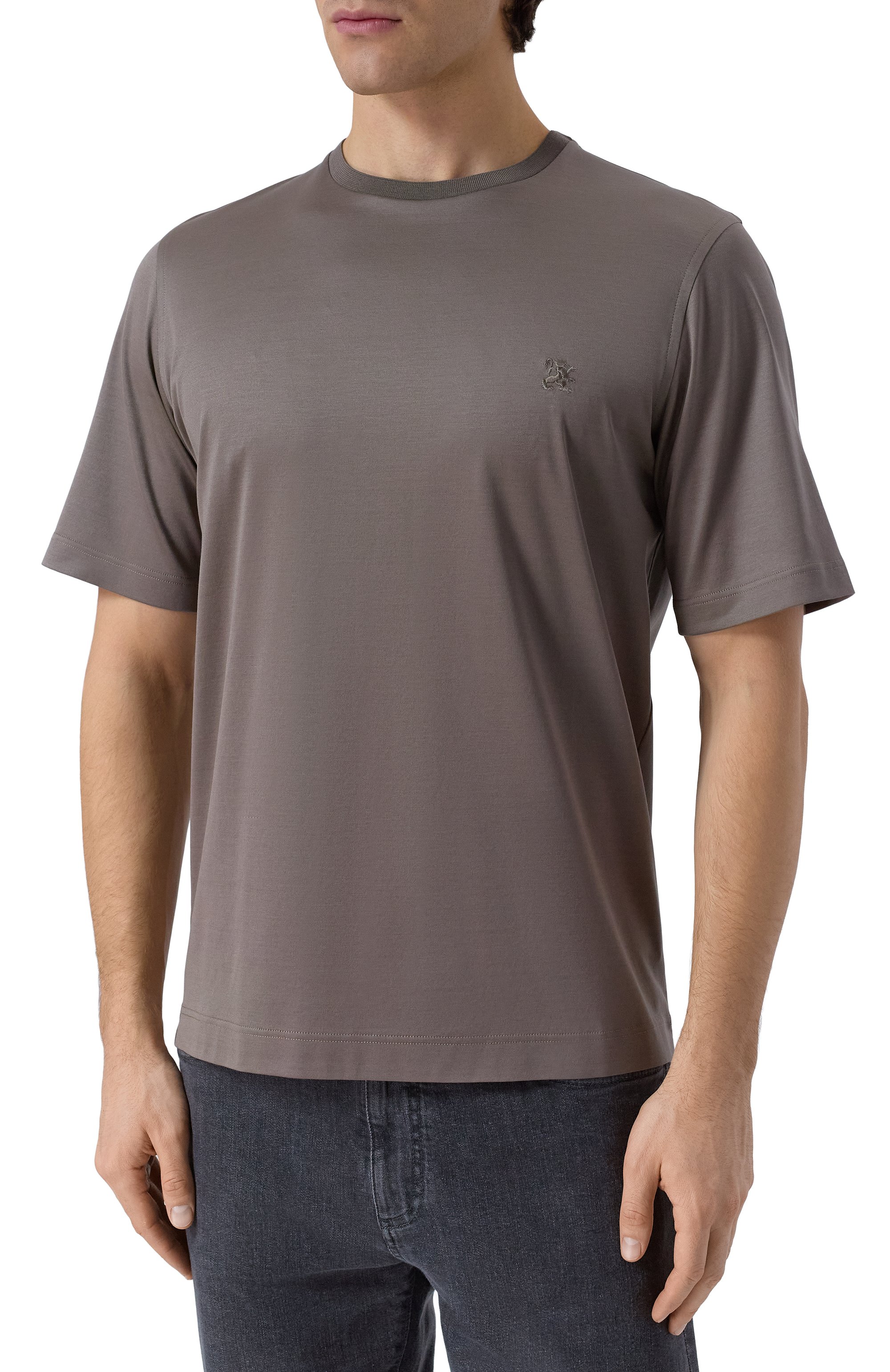 Хлопковая футболка ZILLI, арт. TSR02AM0100VZLE00, фото 3