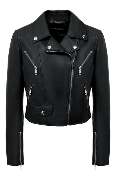 Женская кожаная куртка DOLCE & GABBANA, арт. F9I26L/HULF5